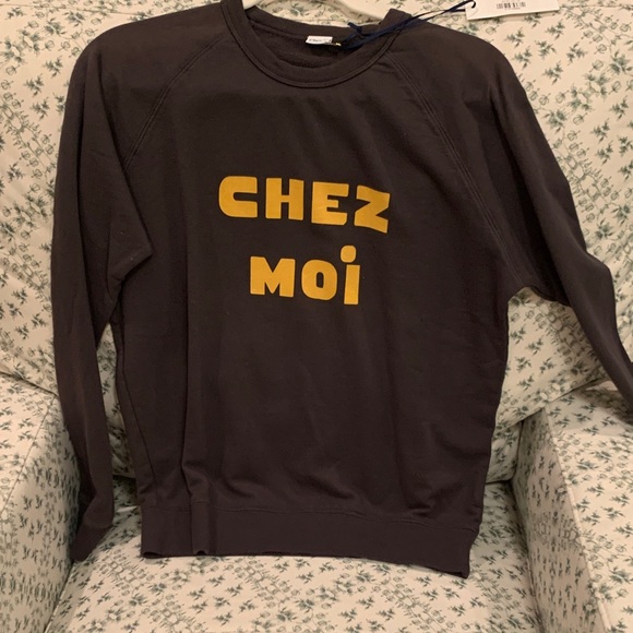 Clare V “Chez Moi Chez Toi” Sweatshirt - Picture 1 of 3